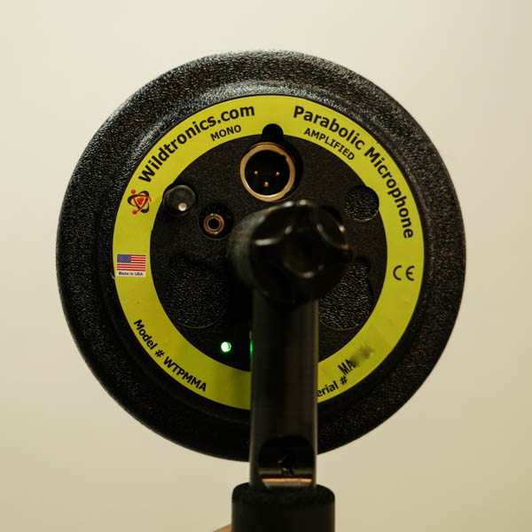 output connectors wildtronics parabolic microphone